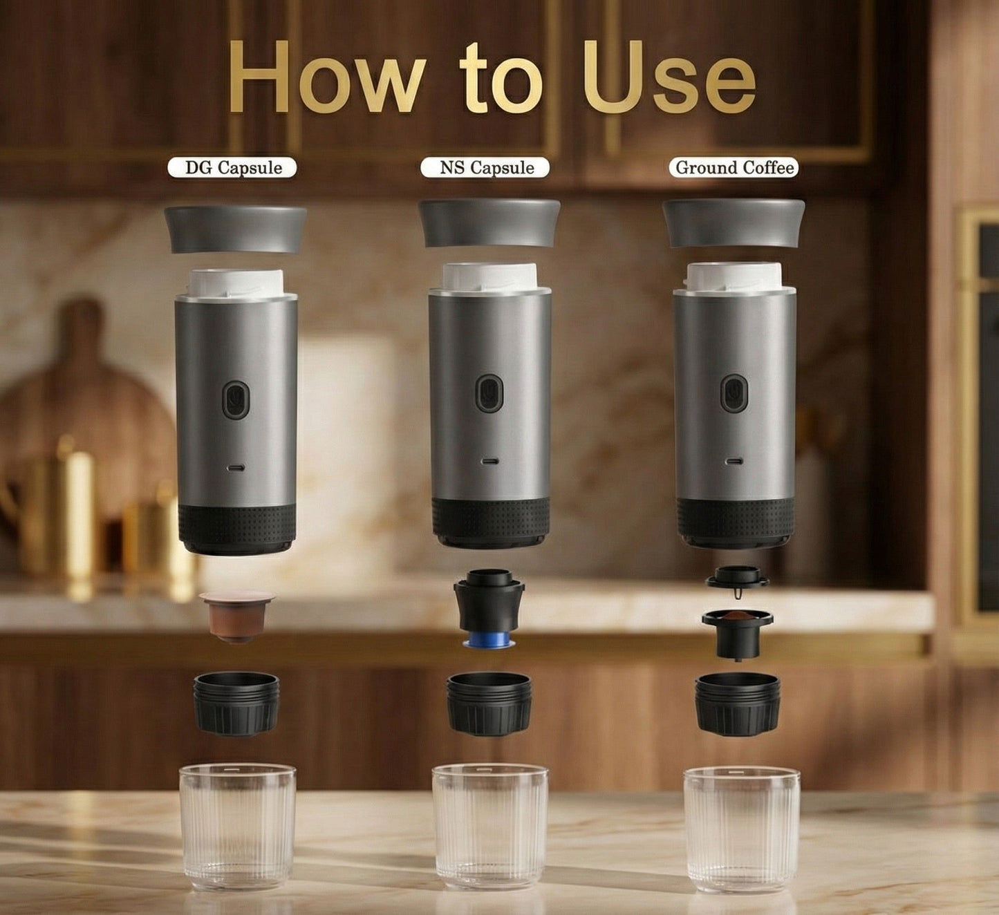 Nomad Pro: Self-Heating Portable Espresso Maker