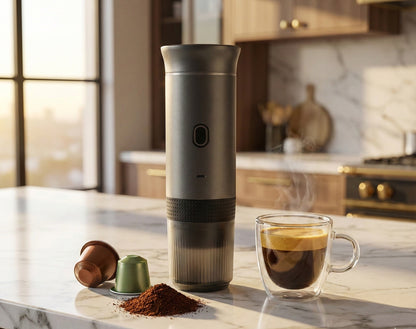 Nomad Pro: Self-Heating Portable Espresso Maker
